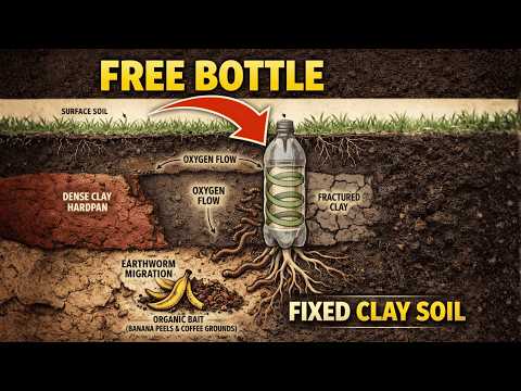 Stop Buying Soil Conditioner. This Free Plastic Bottle Trick Fixes Clay Soil. Why Did They Hide It?