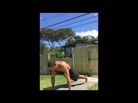Day 49 Home Workout in Hawaii - 10 Squats and 5 Push Ups  for 10 Minutes-June 28, 2020 10:26 am
