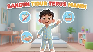 Download lagu Bangun Tidur Ku Terus Mandi 🛁☀️ | Lagu Anak Anak Indonesia Ceria 🎶 mp3