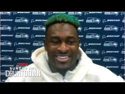 DK Metcalf談拉塞爾-威爾遜以及第10周對陣杰倫-拉姆齊的比賽 - NFL Countdown (DK Metcalf on Russell Wilson & matchup vs. Jalen Ramsey in Week 10 | NFL Countdown)