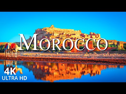 FLYING OVER MOROCCO 4K UHD - Relaxing Music Along With Beautiful Nature Videos - 4K Video HD