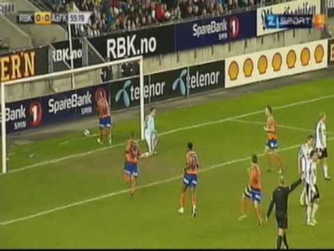Diego Silva Aafk Scoring Mot Rosemborg - 2009
