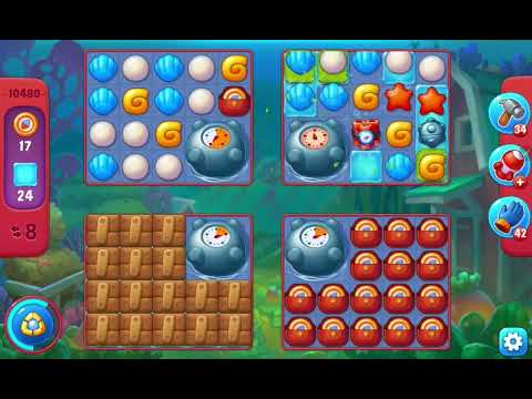 Fishdom Hard Level 10480 (with Double Lightning Boosters) @choraelmin