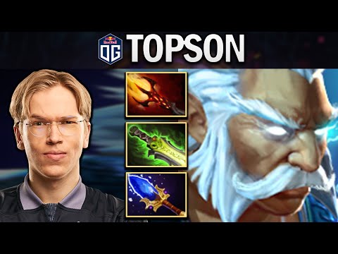 OG.TOPSON ZEUS WITH AGHANIMS-DAGON - DOTA 2 7.27 GAMEPLAY