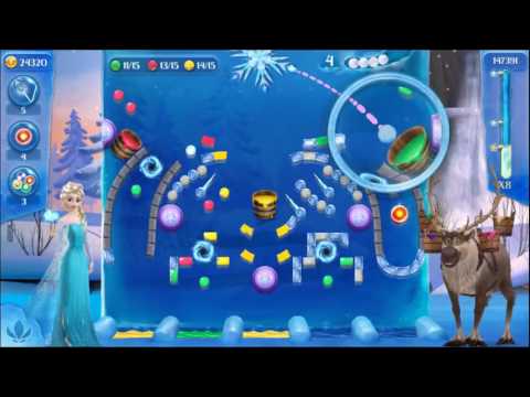 Frozen Free Fall: Icy Shot Level 146 - NO BOOSTERS ☃☃☃