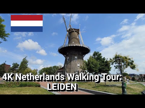 4K Netherlands Walking Tour: Leiden