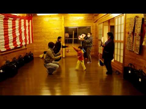 Hagi kagura rehearsal