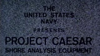 Project CAESAR Shore Analysis Equipment