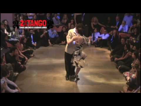  Federico Naveira  and  Inés Muzzopappa  are  dancing  to  the  tango  "  Fruto Dulce  "