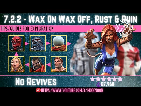 MCOC: Act 7.2.2 - Wax On, Wax Off & Rust and Ruin - (Book 2, Act 1.2) - Tips/Guides - No Revives