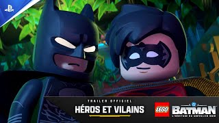 LEGO Batman : L'Héritage du Chevalier Noir - Trailer des héros et des vilains - VF | PS5