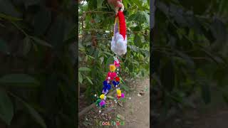 crochet Rainbow Door hanging design 🌈 💖 #crochet #crochetpatterns #shorts