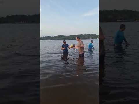 Vôlei nas águas do Rio Araguari  Ferreira Gomes Amapá  #3