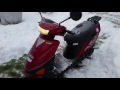 Scooter Cold Start 5 Degrees Celsius Hyosung Sense 50 Norwegian Winter