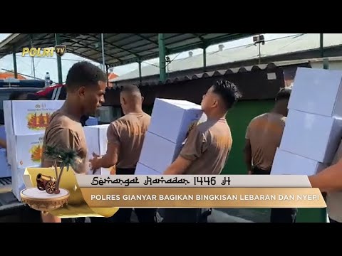 POLRES GIANYAR BAGIKAN BINGKISAN LEBARAN DAN NYEPI
