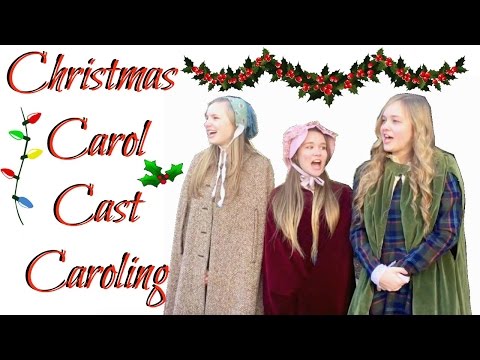 CHRISTMAS CAROLING WITH MY CAST! Video