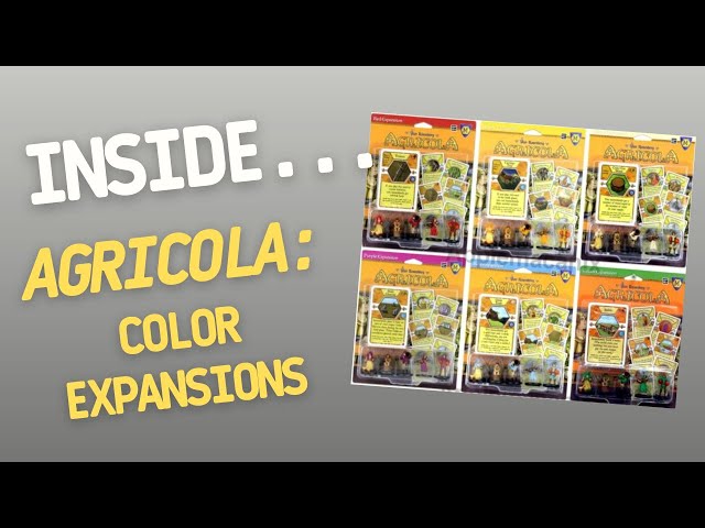 Vídeo relacionado con WizKids Mayfair Games Europe MFG72870 Agricola Game Expansion: Red (5 Figures), Multicolor