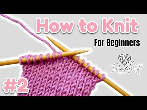 How to Knit The Purl Stitch for Beginners | Stockinette Knitting | PassioKnit Kelsie