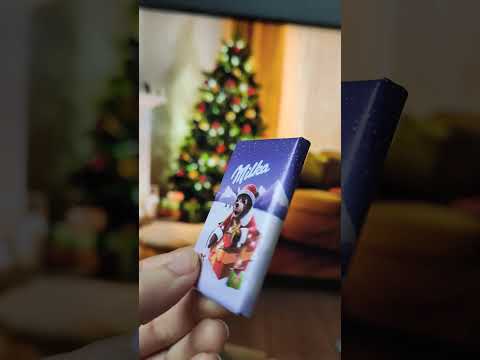 milka Winter selection box from christmas #chocolate #food #candy #milka #asmr