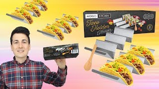 Taco Holder Stands Review 🌮 Midelo Stainless Steel Taco Rack