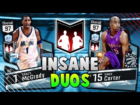 INSANE NEW DYNAMIC DUO'S IN NBA 2K17 MyTEAM!! Ft. Tracy McGrady and Vince Carter