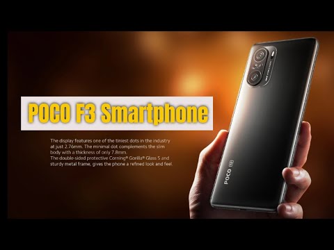 POCO F3 Global Version 6,67 polegadas 120Hz E4 AMOLED Tela 8GB 256GB 48MP Tripla Câmera 4520mAh NFC Snapdragon 870 5G