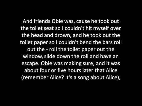 Lyrics For Alice S Restaurant Massacree By Arlo Guthrie Songfacts