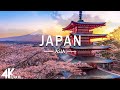 FLYING OVER JAPAN (4K UHD) - Relaxing Music Along With Beautiful Nature Videos - 4K Video HD