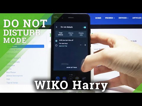 How to Enable Do Not Disturb Mode on WIKO Harry -  Block Sounds