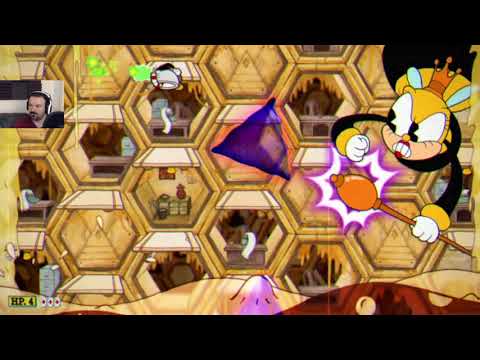 Cuphead playthrough pt25 - The Bees, NOT THE BEES!