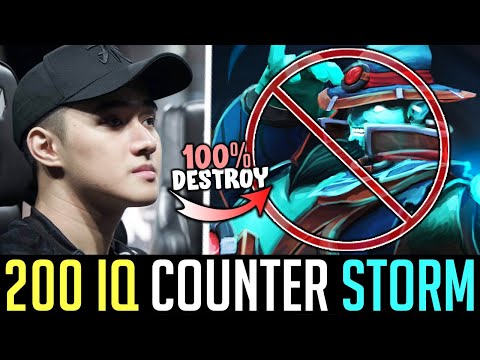 Abed countering his Signature Hero STORM SPIRIT using DOTA 1 MID HERO DOTA 2