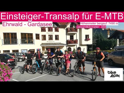 Einsteiger-Transalp für E-MTB  / Ehrwald - Gardasee Bike Alpin