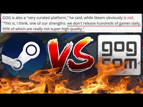 STEAM Vs. GOG is Heating Up...