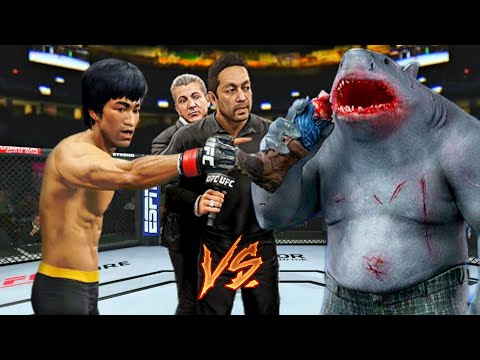 Shark Man vs. Bruce Lee - EA Sports UFC 4 Rematch
