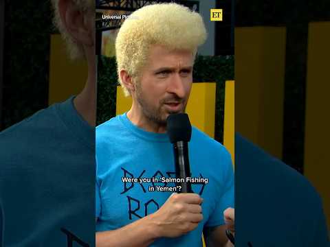 Ryan Gosling CRASHES Emily Blunt’s Interview as Beavis and Butt-Head