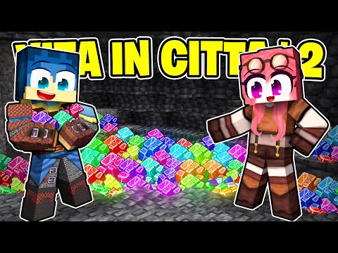 FARMING DI PIETRE PREZIOSE PER LA MONETA DI DIAMANTE! - VITA IN CITTÀ 2 MINECRAFT S2 Ep.52