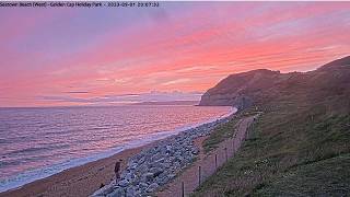 Dorset · Seatown Beach looking West live stream