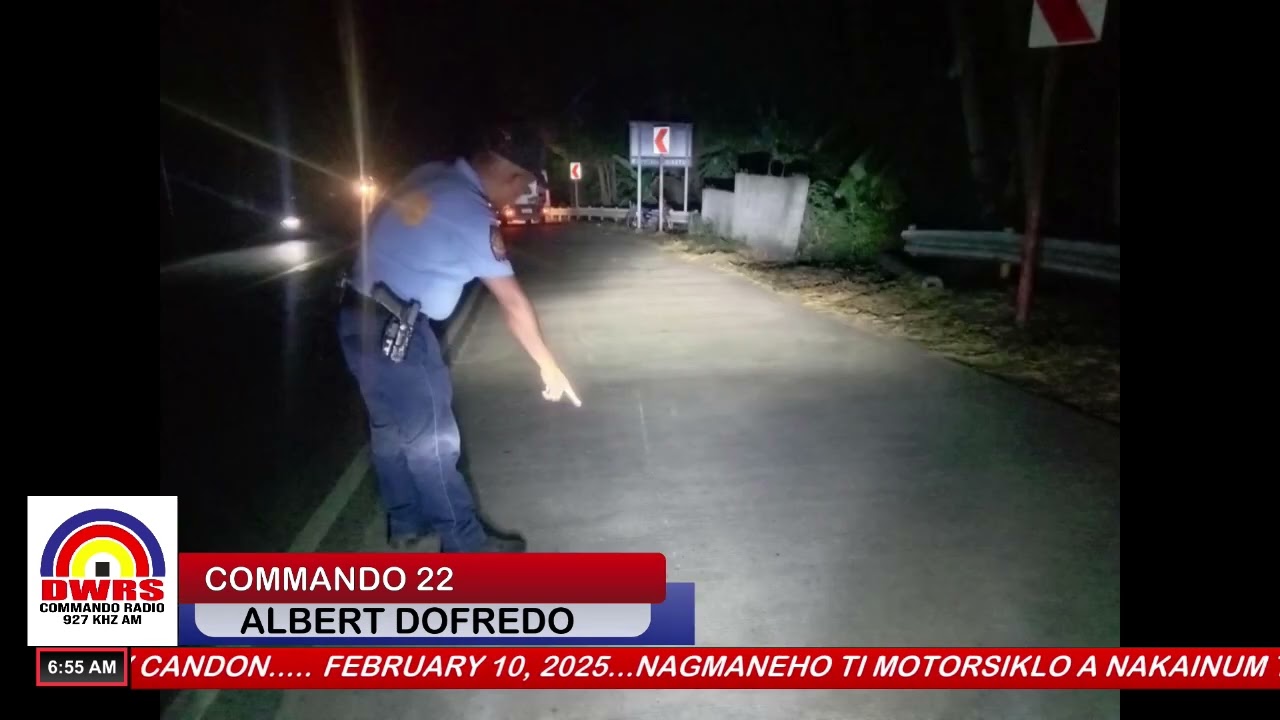 Nagmaneho ti motorsiklo a nakainum ti arak, nadisgrasya ,natay idiay Tagudin