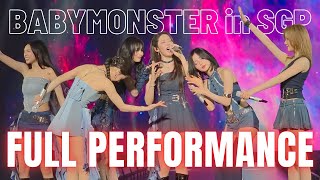Download lagu BABYMONSTER in Singapore - 4K FULL PERFORMANCE: HELLO MONSTERS World Tour (20250517) mp3