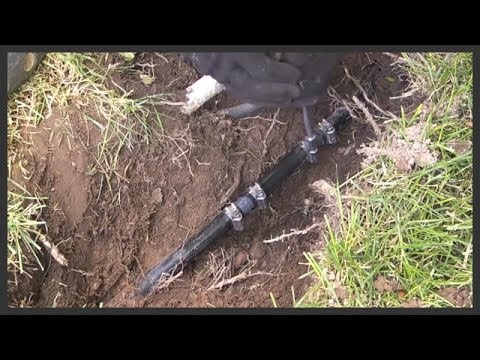 How to repair Polyethylene (Black Plastic) sprinkler...
