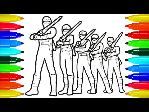 Power Rangers Power of the Weapon Coloring Pages