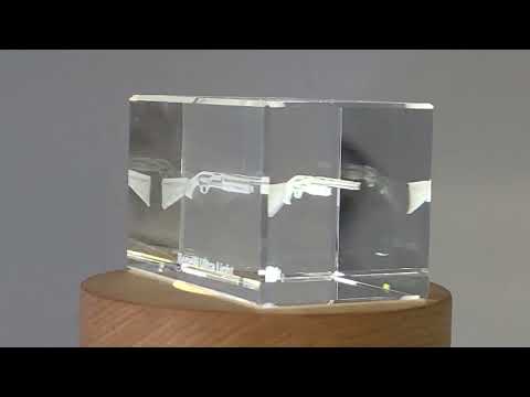 Benelli Ultra Light Semi-Automatic Shotgun Design Laser Engraved Crystal Display  FSFRM-24
