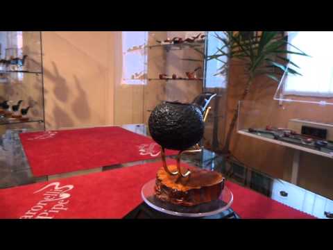 Pipa radica half bent fatta a mano - www.paronellipipe.it