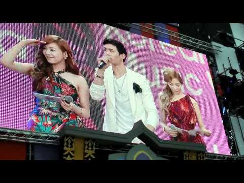 120407 KMWB MC Taeyeon, Tiffany, Nichkhun - opening