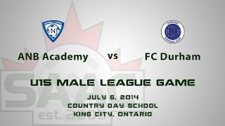 preview picture of video 'SAAC U15 Male Match Highlights: ANB Academy vs FC Durham'