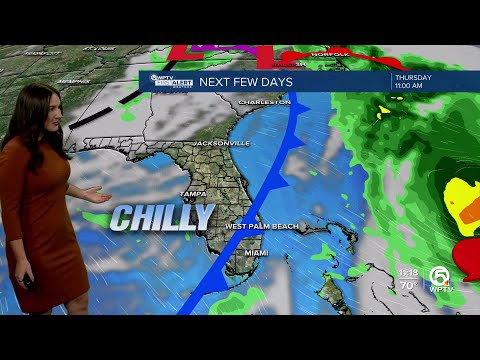WPTV First Alert Weather Forecast for Afternoon of Thursday, Oct. 30, 2025