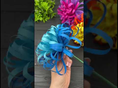 Paper Craft Ideas Paper Flowers Flower DIY #shorts