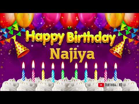 Najiya Happy birthday To You - Happy Birthday song name Najiya 🎁