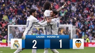 Real Madrid 2-1 Valencia HD 1080i Full Match Highlights (29/04/17)