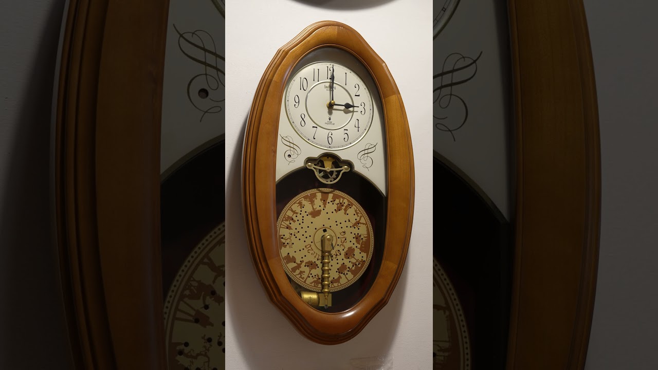 ディスクオルゴール時計 スモールワールドオルガニートM729 4MH729 #からくり時計 #オルゴール